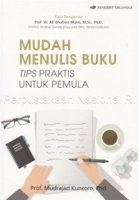 Image of Mudah menulis buku : tips praktis untuk pemula