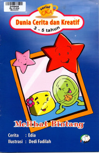 Dunia cerita dan kreatif 3-5 tahun melihat bintang