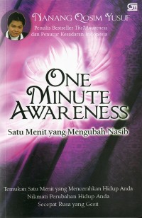 Image of One Minute Awareness: satu menit yang mengubah nasib